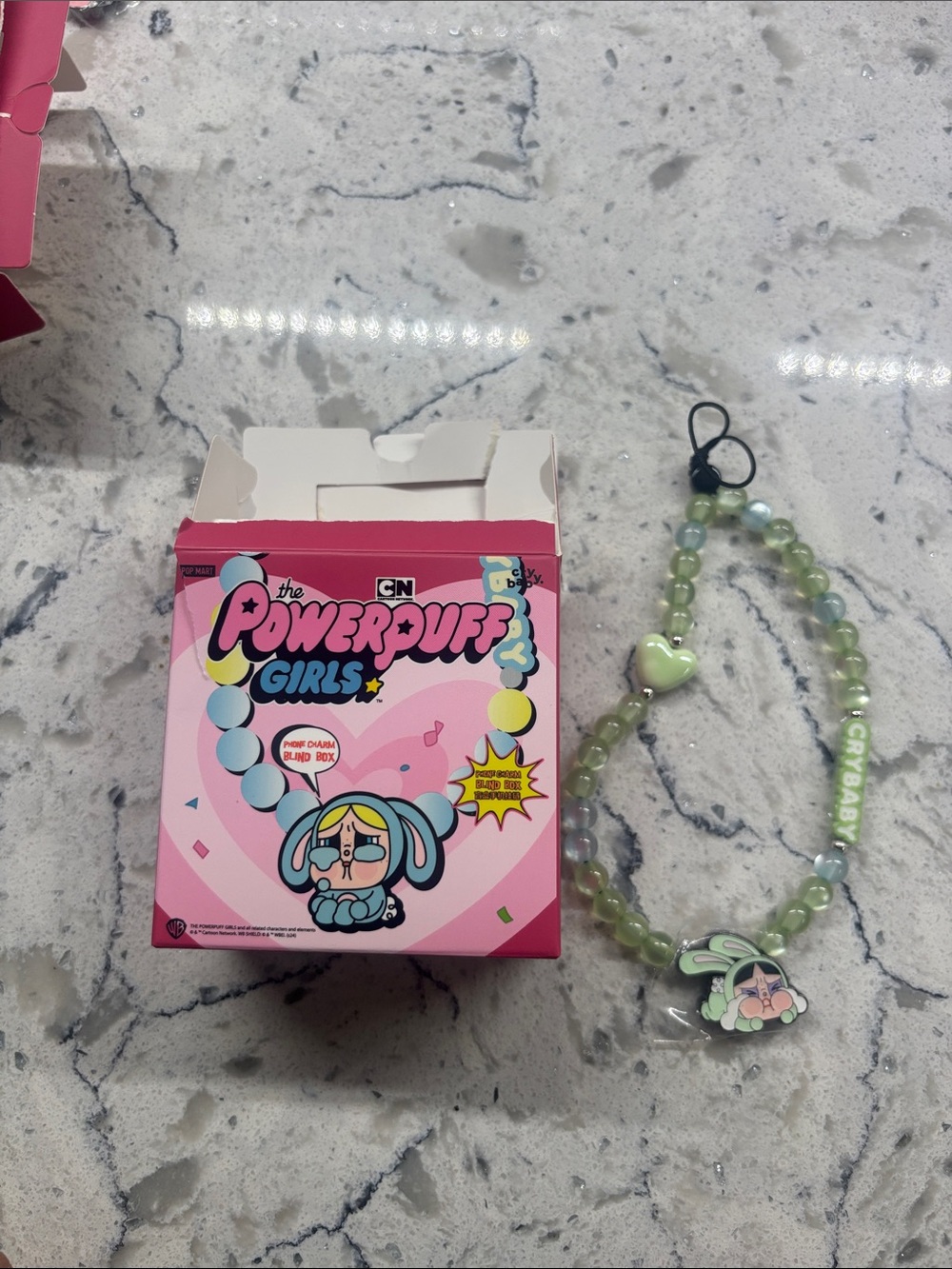 CRYBABY x Powerpuff Girls Series-Phone Charm Confirmed Box- Bunny Buttercup